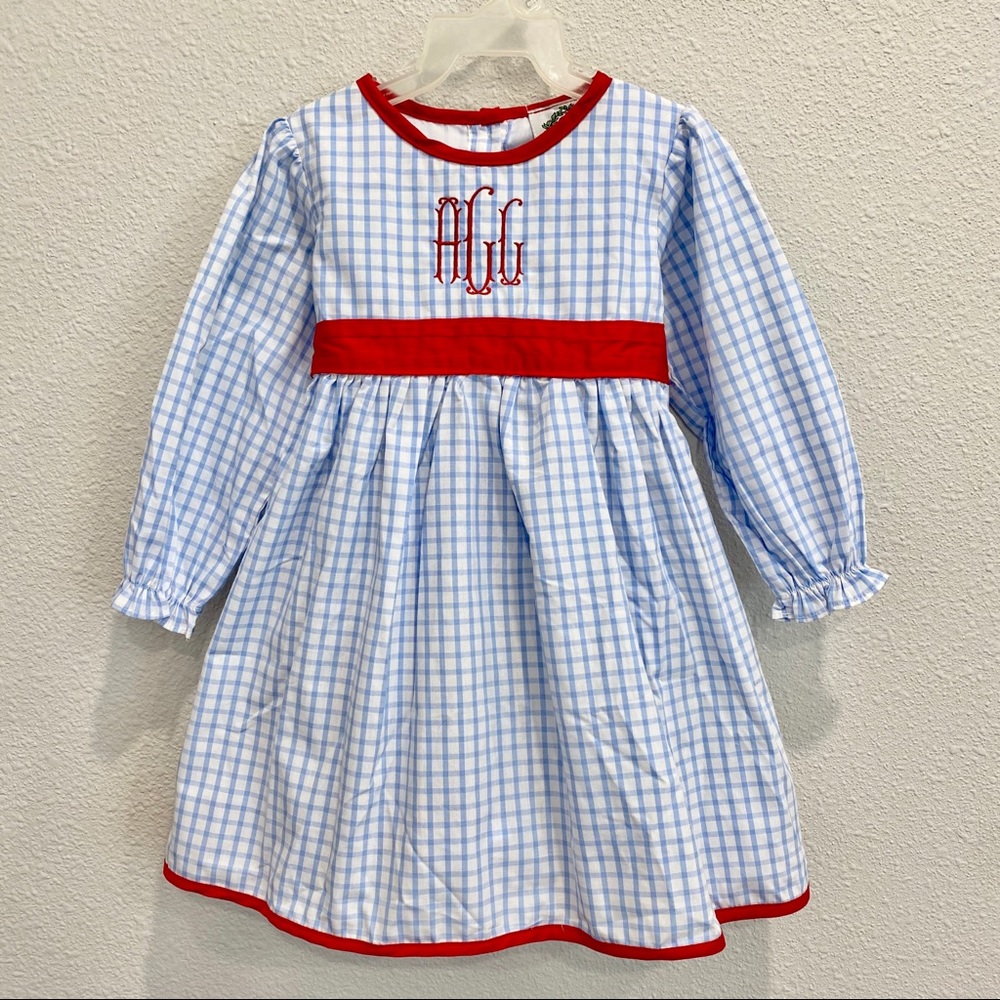 Cecil & Lou Gingham Plaids Tieback Dress Boutique